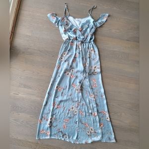 Miley+Molly | Floral Ruffle Maxi Dress